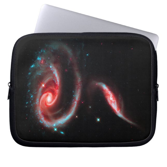 Funda Para Portátil Galaxy Rosa Rojo (Frente)