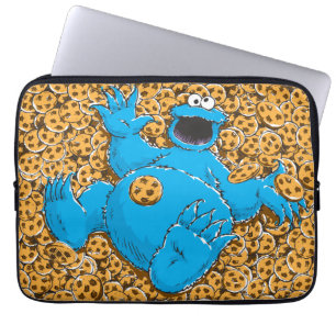 Funda Para Portátil Galleta Monster Vintage y Galletas