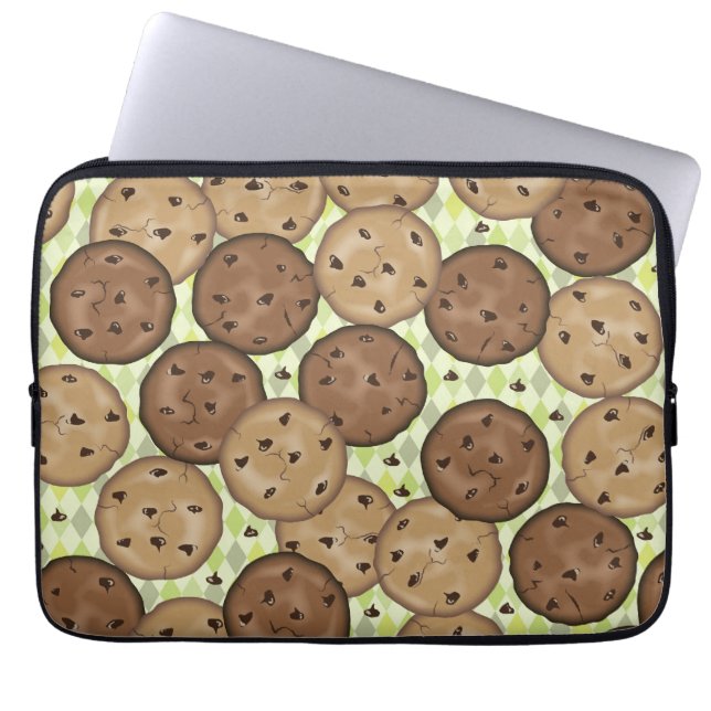Funda Para Portátil Galletas de chocolate (Frente)