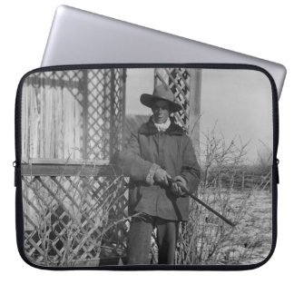 Funda Para Portátil Ganadero y vaquero canadiense fuera de la ley del 