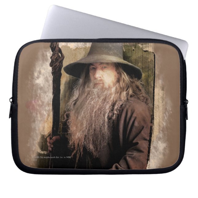 Funda Para Portátil Gandalf Con El Personal (Frente)