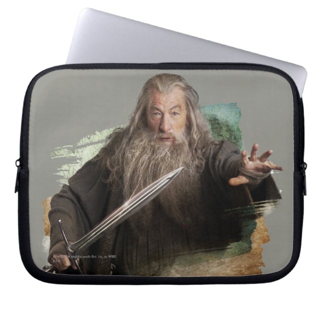 Funda Para Portátil Gandalf con espada (Frente)
