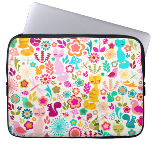 Funda Para Portátil Gatito del jardín