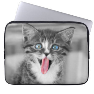 Funda Para Portátil Gatito divertido