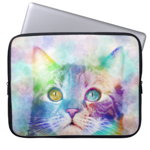 Funda Para Portátil gato 663 multicolor