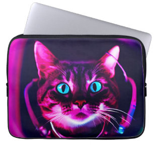 Funda Para Portátil gato astronauta