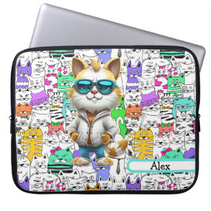 Funda Para Portátil Gato Cool 