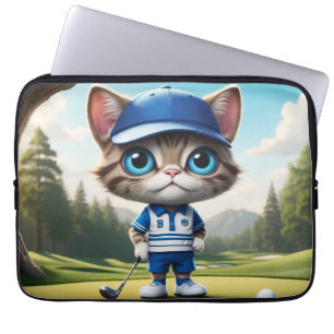 Funda Para Portátil Gato de golf