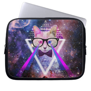Funda Para Portátil Gato de la galaxia del inconformista