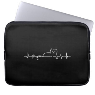 Funda Para Portátil Gato de latido Gato Gatito Ama Regalo de Chica Fem