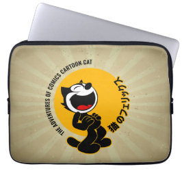 Funda Para Portátil Gato del Personalizado de historietas | 13"