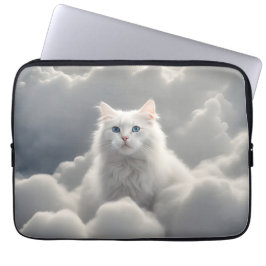 Funda Para Portátil Gato en las nubes