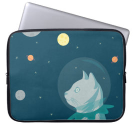 Funda Para Portátil Gato espacial