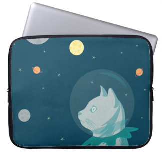 Funda Para Portátil Gato espacial
