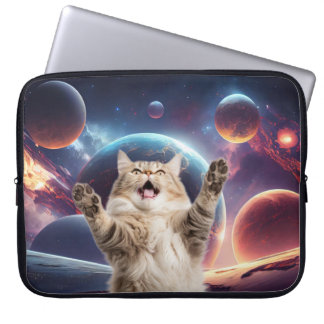 Funda Para Portátil Gato espacial