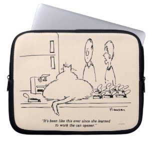 Funda Para Portátil Gato gordo
