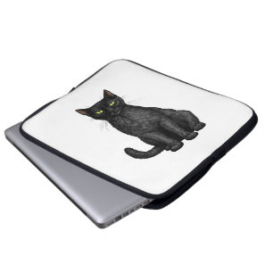 Funda Para Portátil Gato negro