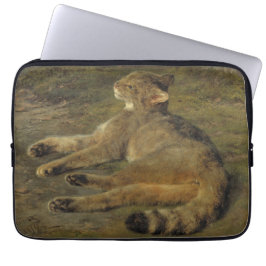 Funda Para Portátil Gato salvaje (de Rosa Bonheur)
