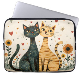 Funda Para Portátil Gatos Acogedores