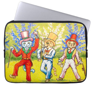 Funda Para Portátil Gatos bailando