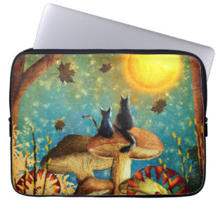 Funda Para Portátil Gatos de champiñón