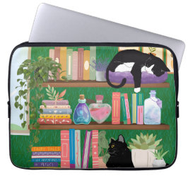 Funda Para Portátil Gatos de librería