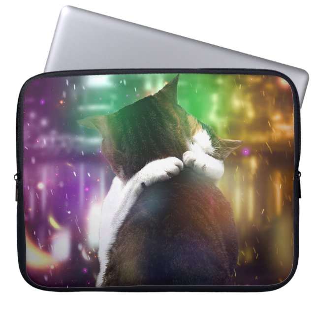 Funda Para Portátil Gatos en amor (Frente)
