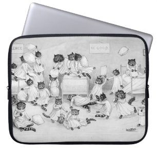 Funda Para Portátil Gatos en el dormitorio