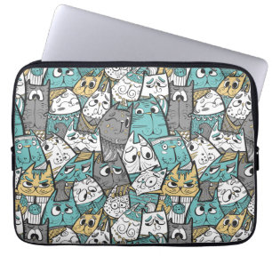 Funda Para Portátil Gatos Personalizados divertidos