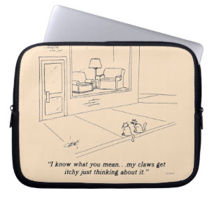 Funda Para Portátil Gatos que agarran los muebles