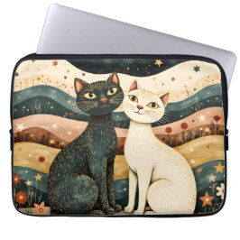 Funda Para Portátil Gatos Serenos