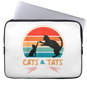 Funda Para Portátil Gatos & Tats - Gato 