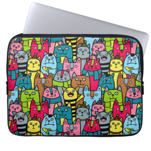Funda Para Portátil Gatos y gatos