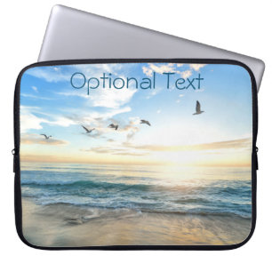 Funda Para Portátil Gaviotas de playa matutinas
