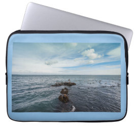 Funda Para Portátil Gaviotas volando sobre las rocas