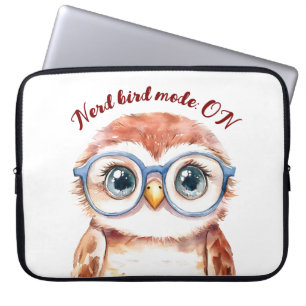 Funda Para Portátil Geek Nerd Bird