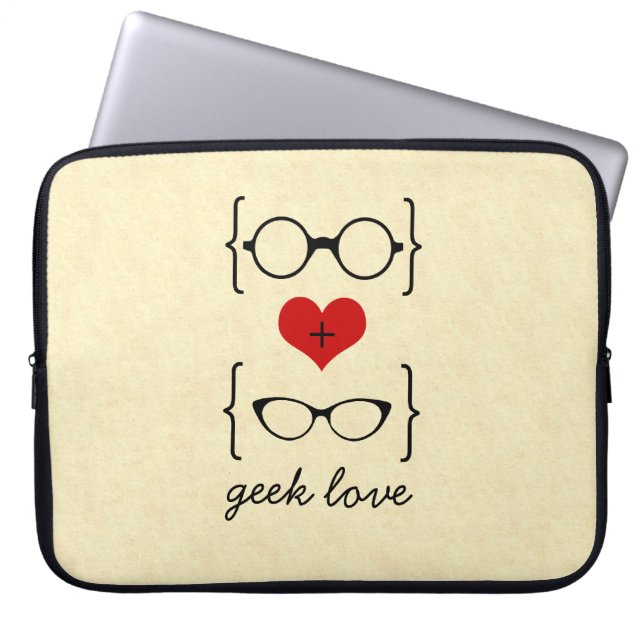 Funda Para Portátil Geeky Glasses Electronics Sleeve (Frente)