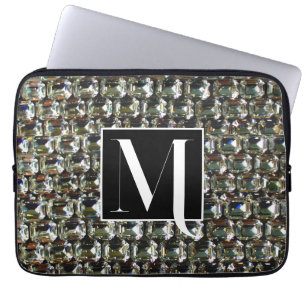 Funda Para Portátil Gemas de diamantes elegantes