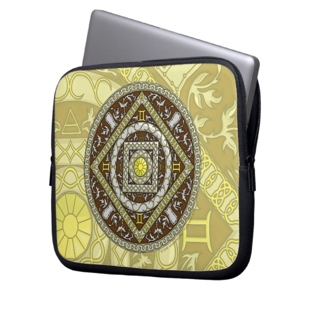 Funda para portátil Gemini Mandala (Anverso izquierdo)