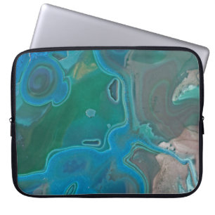 Funda Para Portátil Gemstone Resumen Gema De Color Brillante Giratorio