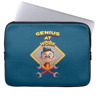 Funda Para Portátil genius work gracioso geek reparación de animación
