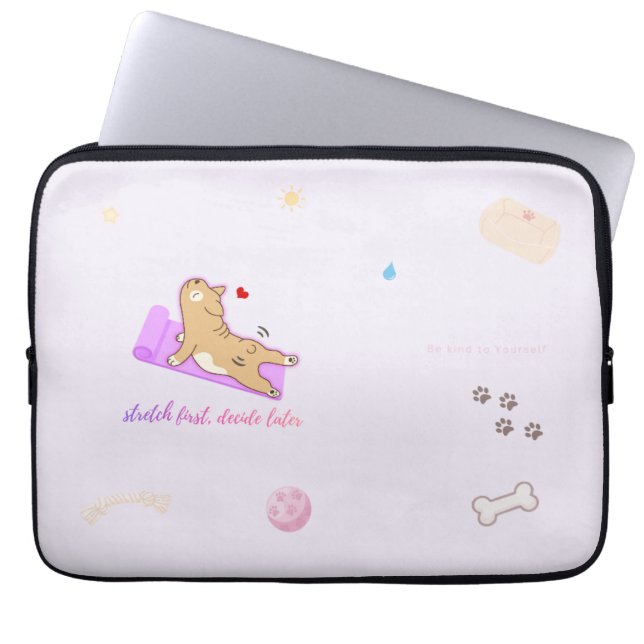 Funda para portátil Gentle Paws para perros (Frente)