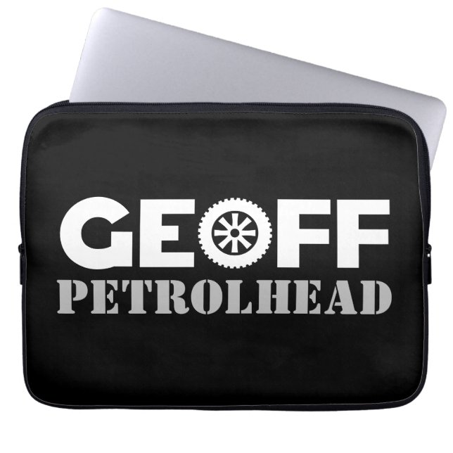 Funda Para Portátil Geoff Petrol Head (Frente)