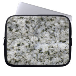 Funda Para Portátil Geología Rock Textura Granito blanco Nombre person