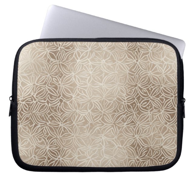 Funda Para Portátil Geometría Mínima de Batik (Frente)
