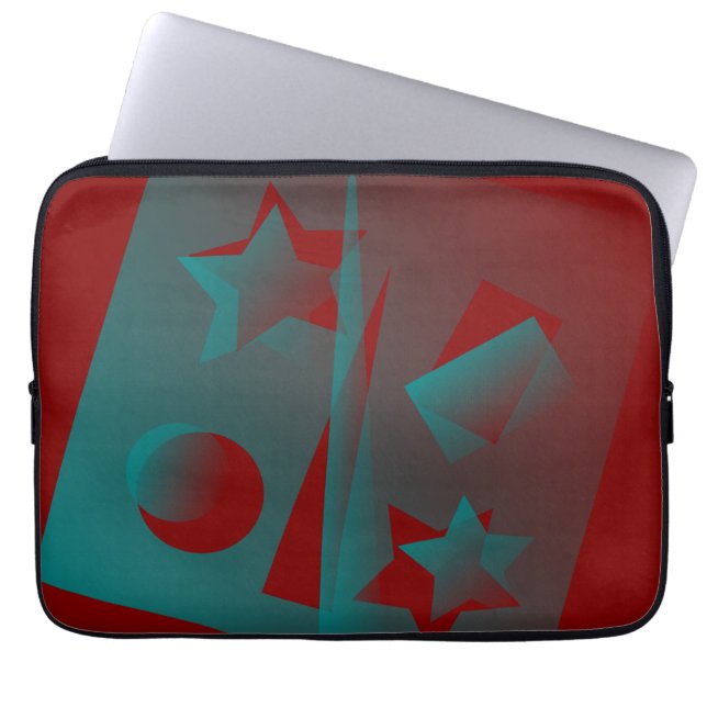 Funda Para Portátil geometría retorcida (Frente)