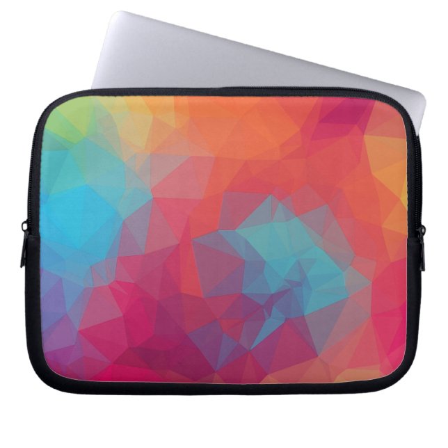 Funda Para Portátil Geometric pink_funda_10 (Frente)