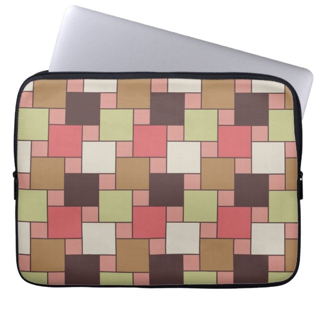 Funda Para Portátil Geométrica del gabinete de especias (Frente)