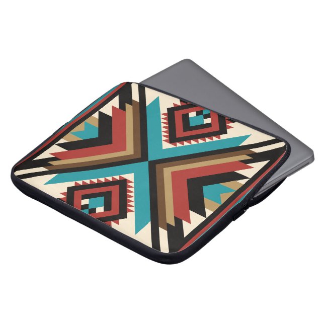 Funda Para Portátil Geométrico Boho (Superior anverso)