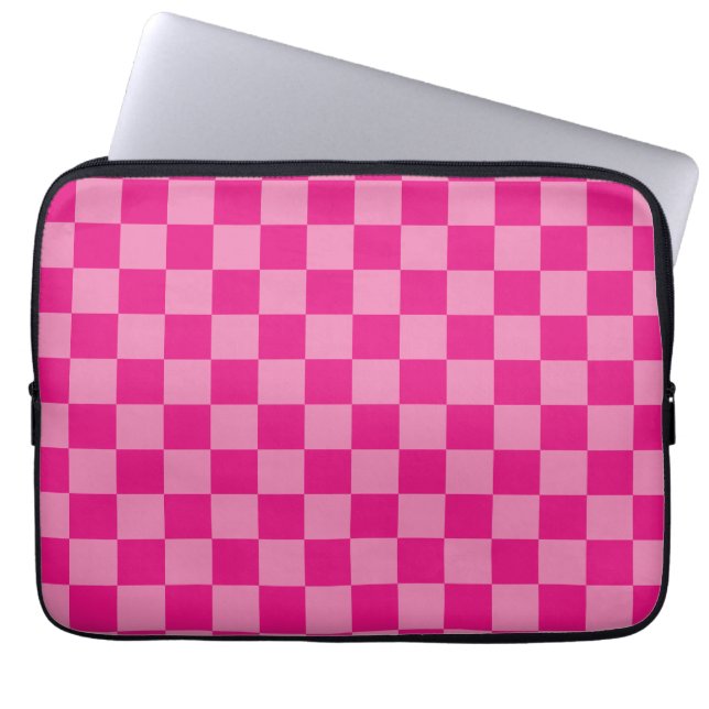Funda Para Portátil Geométrico con control rosa (Frente)